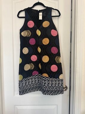 NWT Maeve Anthropologie Party Dress with Colorful Polka Dots XS